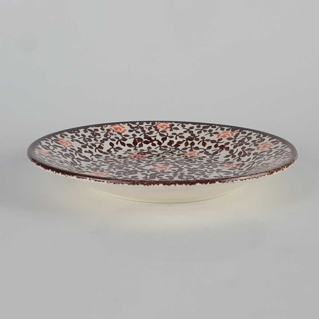 [458140284] Kuchenteller Dessertteller 19,4 cm Schramberg Lisett braun gebraucht - gut Bild 3
