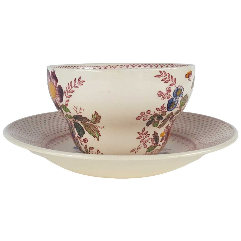 [458140294] Tasse mit Untertasse Masons Paynsley Patt Rot gebraucht - gut Bild 2
