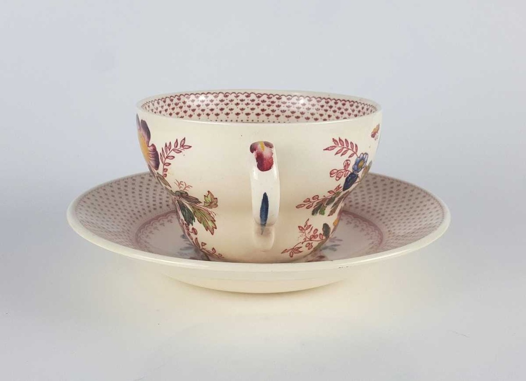 [458140294] Tasse mit Untertasse Masons Paynsley Patt Rot gebraucht - gut Bild 4