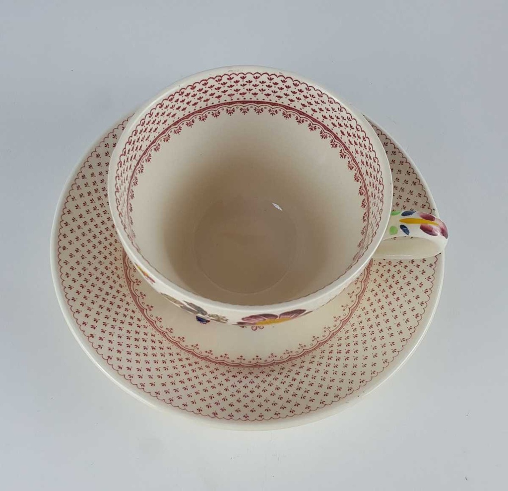 [458140294] Tasse mit Untertasse Masons Paynsley Patt Rot gebraucht - gut Bild 5