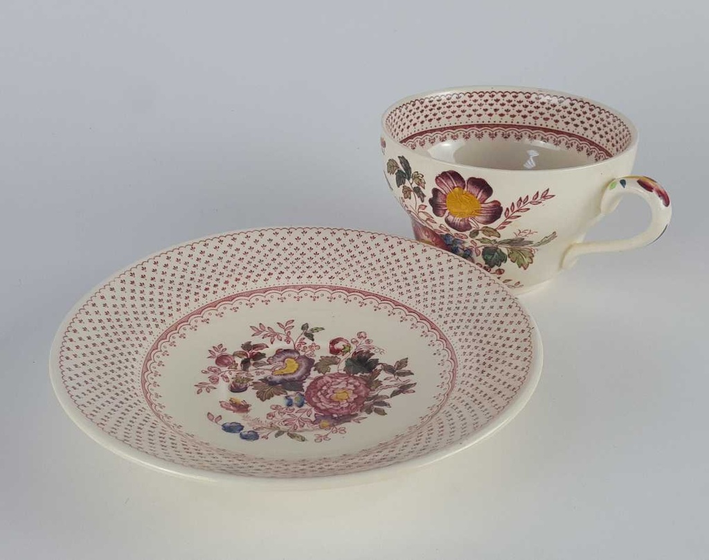 [458140294] Tasse mit Untertasse Masons Paynsley Patt Rot gebraucht - gut Bild 6