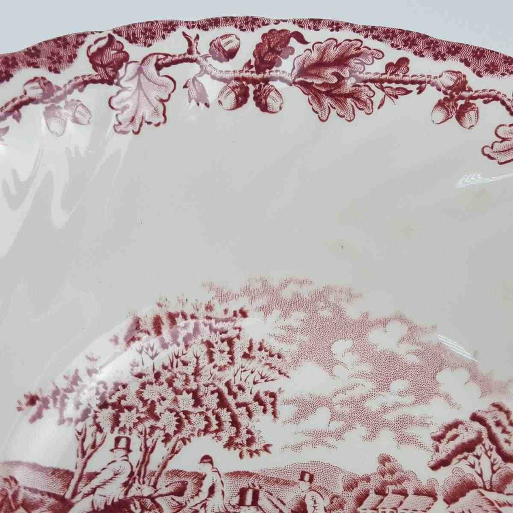 [45814030] Schüssel 21,6 cm Myott Country Life Rot gebraucht - gut Bild 6