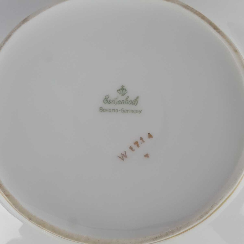[458140304] Terrine Goldrand 0,85 L Eschenbach Weiß Bavaria gebraucht - gut Bild 8