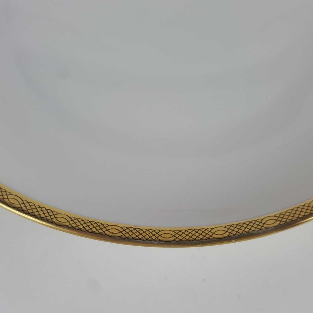 [458140305] Kuchenteller Dessertteller Goldrand 19,6 cm Eschenbach Weiß Bavaria gebraucht - gut Bild 3