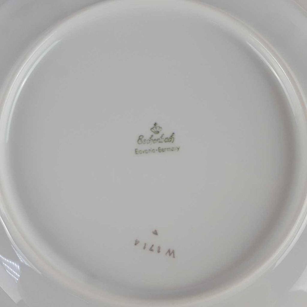 [458140305] Kuchenteller Dessertteller Goldrand 19,6 cm Eschenbach Weiß Bavaria gebraucht - gut Bild 4