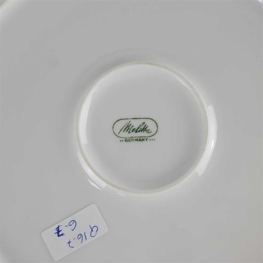 [458140306] Schüssel Servierschüssel 16,7 cm Melitta Jeverland Blumendekor Blumen gebraucht - sehr gut Bild 3