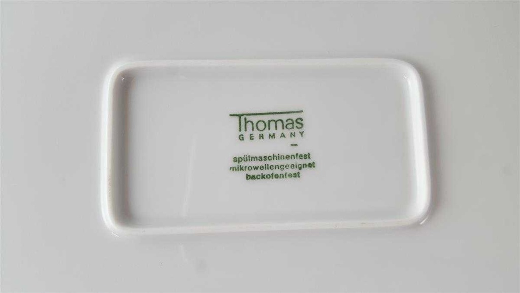 [45814031] Servierplatte 28,5x20,7 cm Thomas Porzellan Trend Weiß gebraucht - akzeptabel Bild 3