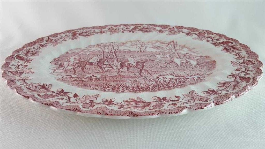 [45814032] Fleischplatte 29,4x22,8 cm Myott Country Life Rot gebraucht - akzeptabel Bild 5