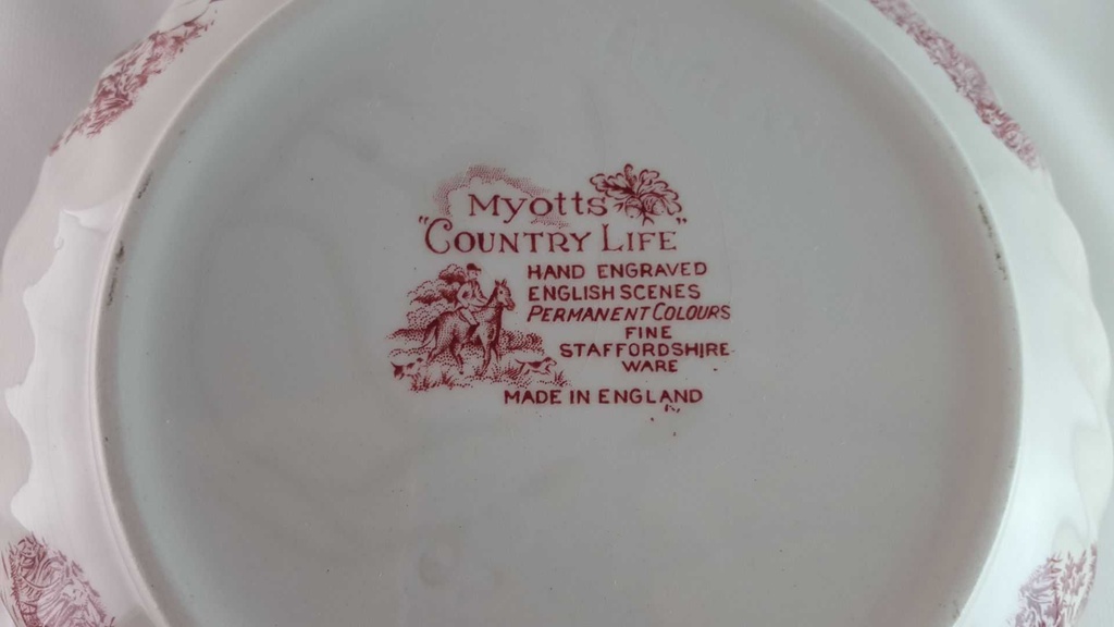 [45814033] Terrine Myott Country Life Rot gebraucht - akzeptabel Bild 8
