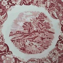 [458140331] Untertasse 15 cm Palissy Thames River Scenes Rot gebraucht - gut Bild 2