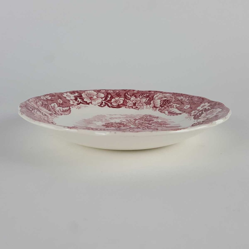[458140331] Untertasse 15 cm Palissy Thames River Scenes Rot gebraucht - gut Bild 3