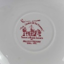 [458140331] Untertasse 15 cm Palissy Thames River Scenes Rot gebraucht - gut Bild 4