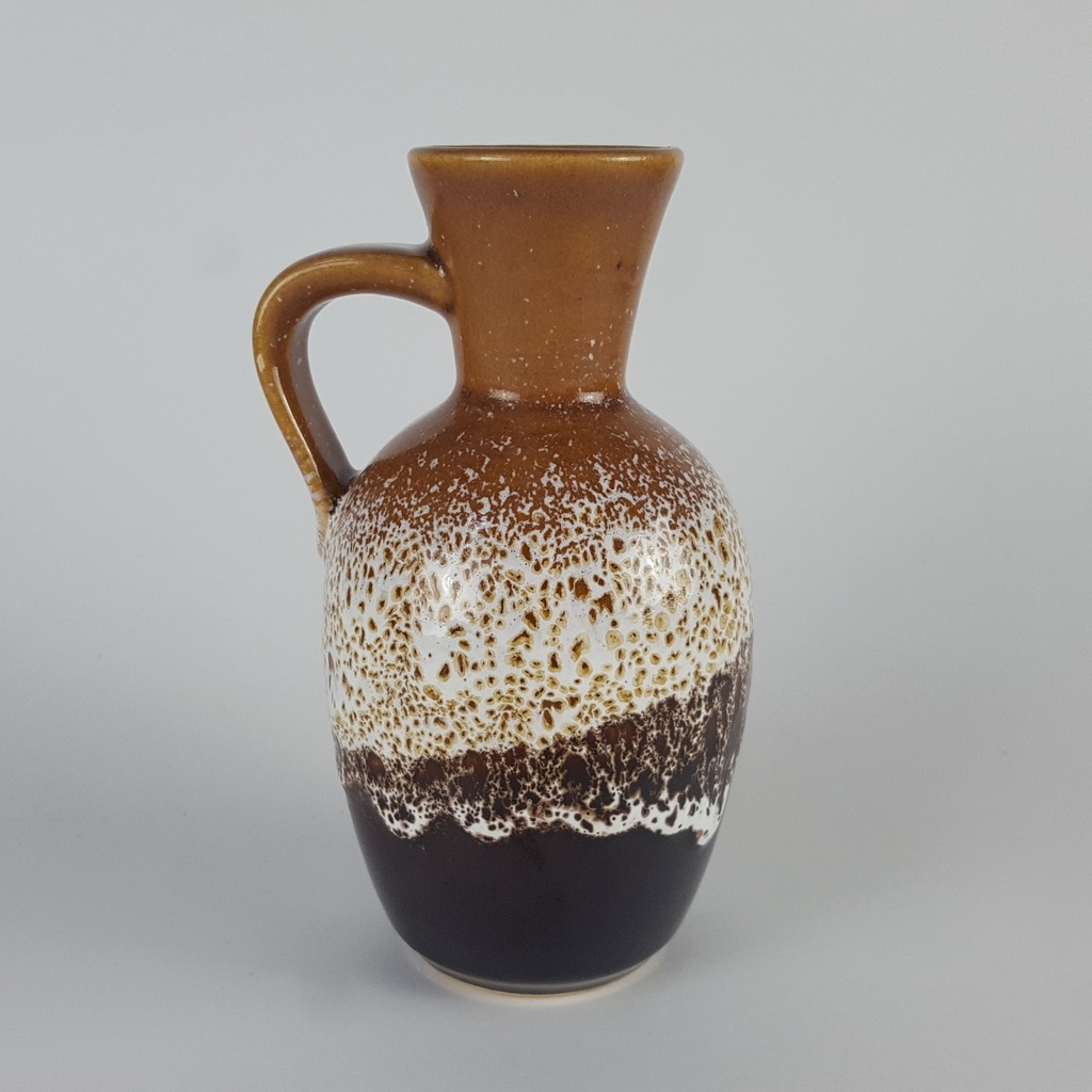 [458140337] Tischvase Vase mit Henkel 17,5 cm Bay Keramik gebraucht - gut Bild 3
