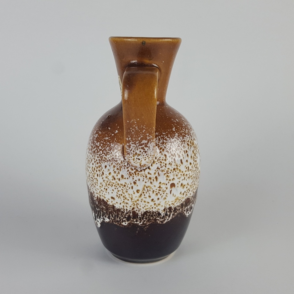 [458140337] Tischvase Vase mit Henkel 17,5 cm Bay Keramik gebraucht - gut Bild 4