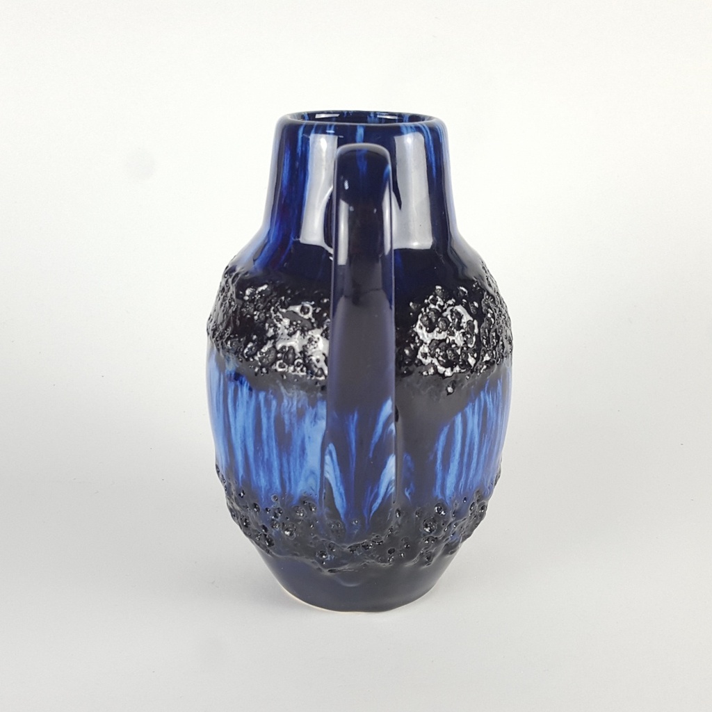[458140338] Vase 15,8 cm Scheurich Blau gebraucht - sehr gut Bild 4