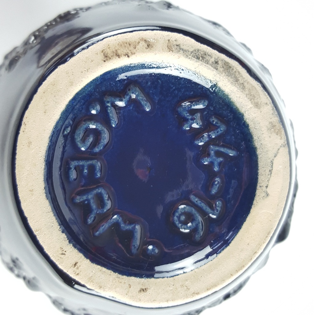 [458140338] Vase 15,8 cm Scheurich Blau gebraucht - sehr gut Bild 5