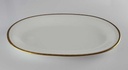 [458140353] Servierplatte Fleischplatte Goldrand 32,2x20,4 cm Eschenbach Alte Formen W1714 Weiß gebraucht - gut Bild 3