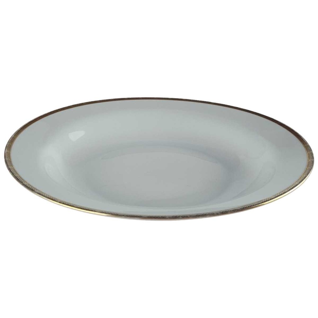 [458140354] Suppenteller Goldrand 23 cm Eschenbach Alte Formen W1714 Weiß gebraucht - gut Bild 2