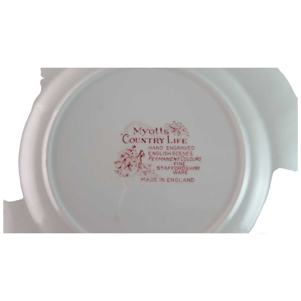[45814037] Kuchenteller Dessertteller Frühstücksteller 20,1 cm Myott Country Life Rot Bild 2