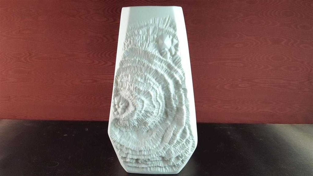 [45814043] Vase 18,5 cm AK Kaiser Porzellan Weiß gebraucht - sehr gut Bild 3