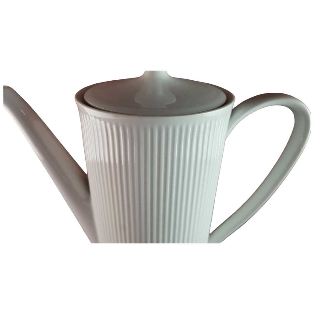 [45814044] Kaffeekanne 1,2 L Arzberg Form 2075 Secunda Athena Weiß gebraucht - sehr gut Bild 2