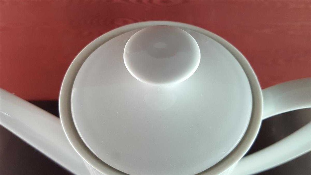 [45814044] Kaffeekanne 1,2 L Arzberg Form 2075 Secunda Athena Weiß gebraucht - sehr gut Bild 3