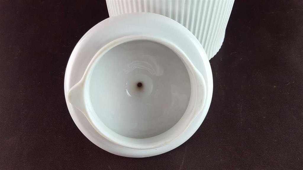 [45814044] Kaffeekanne 1,2 L Arzberg Form 2075 Secunda Athena Weiß gebraucht - sehr gut Bild 4