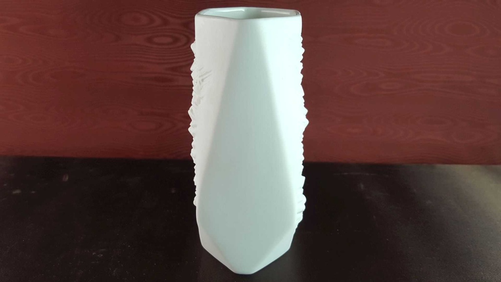 [45814045] Vase 13,1 cm AK Kaiser Porzellan Weiß gebraucht - sehr gut Bild 4