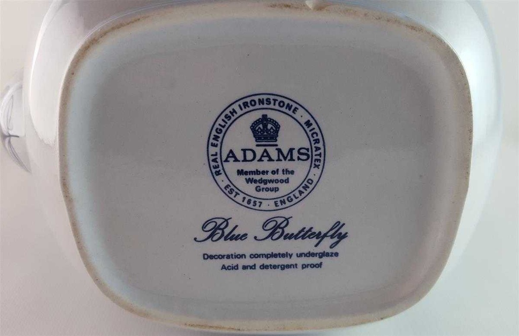[45814046] Kaffeekanne Kanne 1,8 L Adams Blue Butterfly Blau gebraucht - gut Bild 4