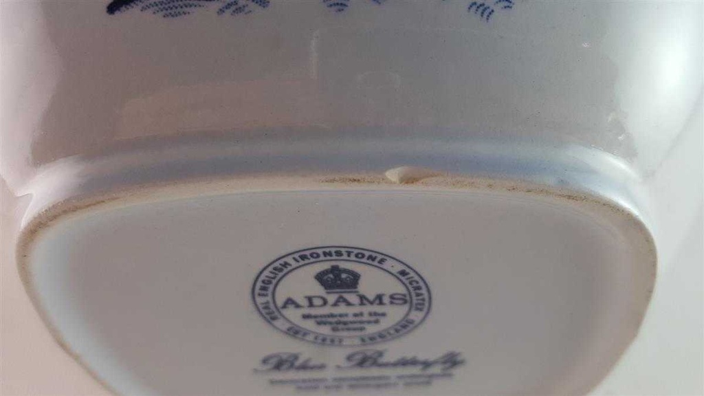 [45814046] Kaffeekanne Kanne 1,8 L Adams Blue Butterfly Blau gebraucht - gut Bild 5