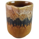 [45814048] Milchkännchen Sarreguemines SDV France Fat Lava braun weiß schwarz gebraucht - gut Bild 2