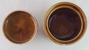 [45814050] Zuckerdose Sarreguemines SDV France Fat Lava braun weiß schwarz gebraucht - akzeptabel Bild 6