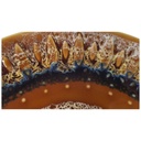 [45814054] Kuchenteller Dessertteller Frühstücksteller 19,6 cm Sarreguemines SDV France Fat Lava braun weiß schwarz gebraucht - gut Bild 2