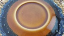 [45814057] Kaffeetasse mit Untertasse Tasse Sarreguemines SDV France Fat Lava braun weiß schwarz gebraucht - akzeptabel Bild 5