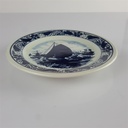 [2119074] Blauw Delfts Distel handgemalt Wandteller Segelboot Segelschiff D 16,2 cm Bild 2