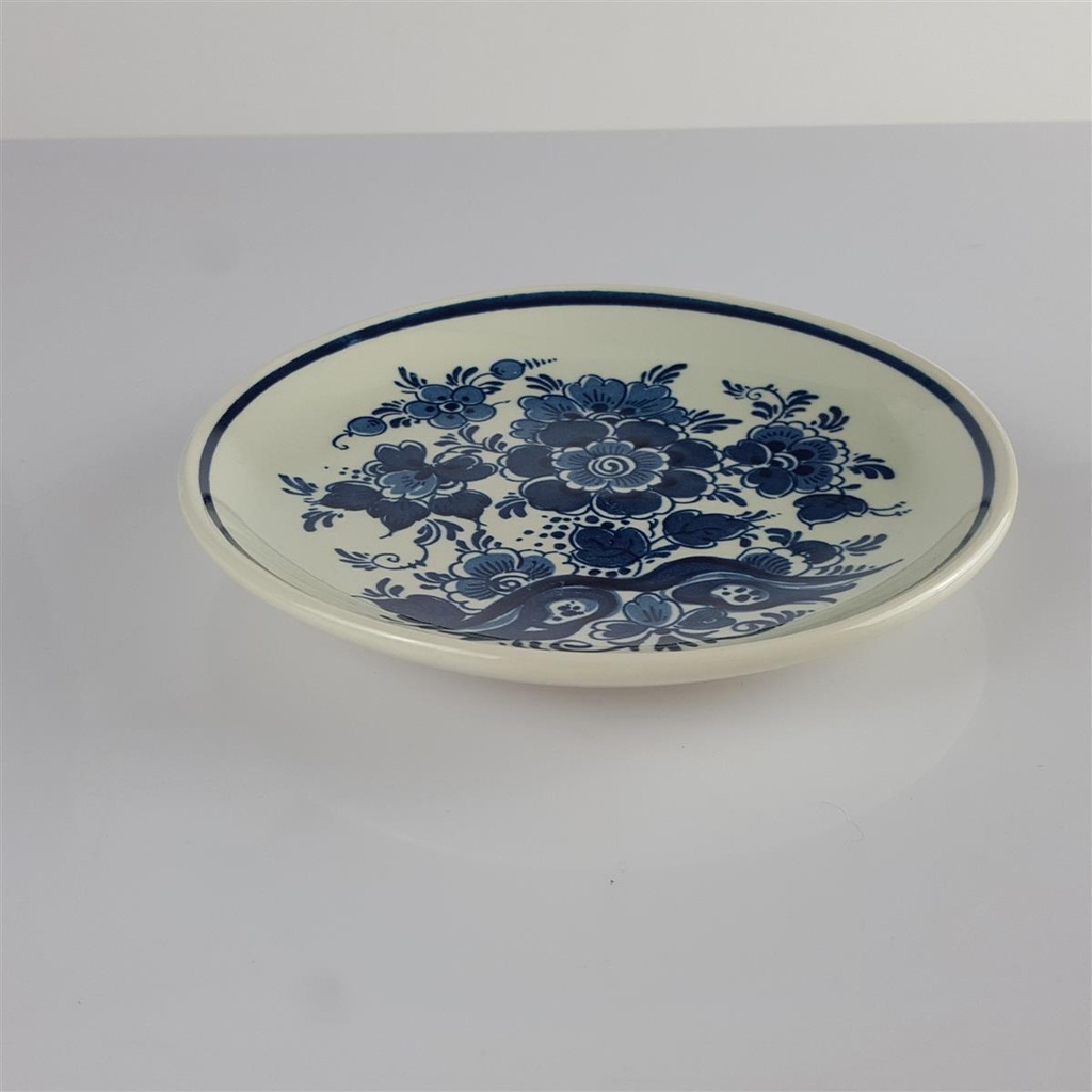 [458140616] Koninklijke Goedewaagen Blauw Delfts Wandteller Blumenmuster D 16 cm Bild 2