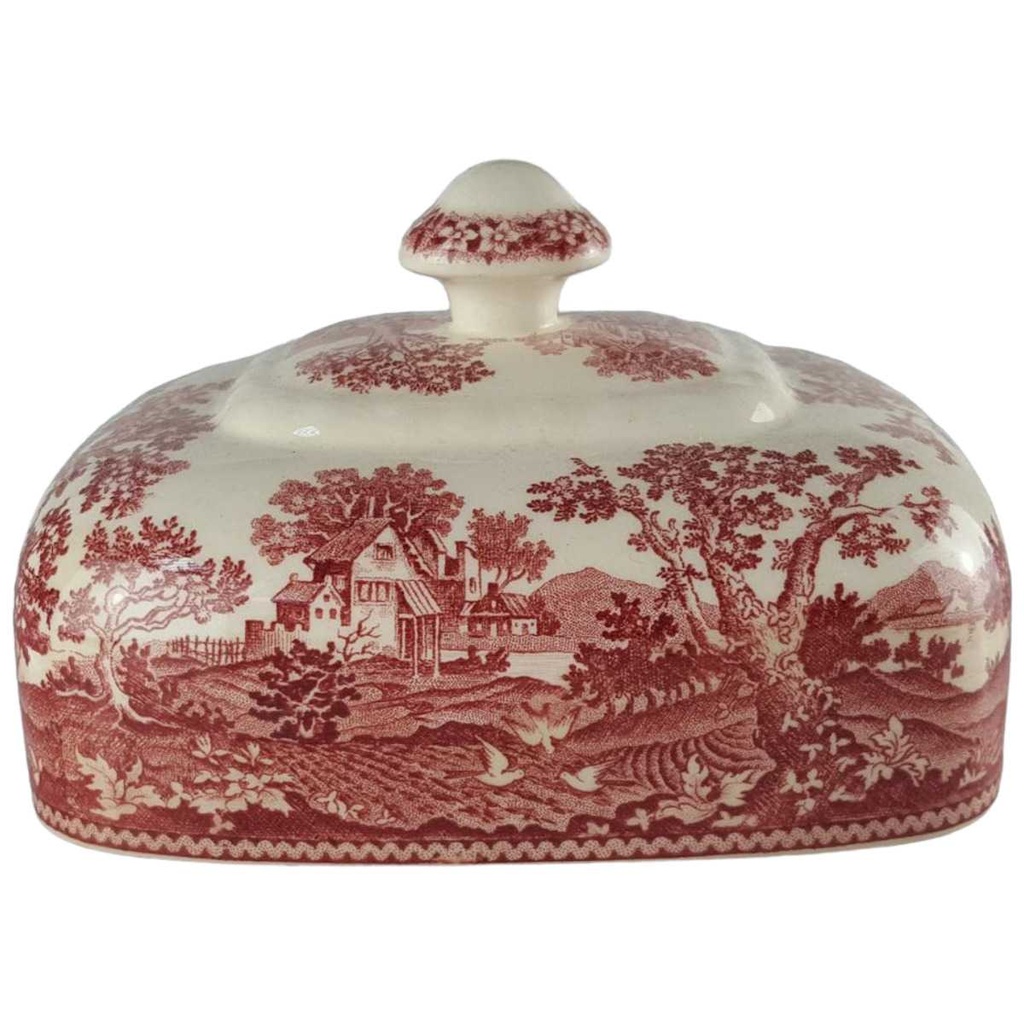 [458140617] Deckel für Butterglocke Villeroy & Boch Rusticana Rot gebraucht - gut Bild 2