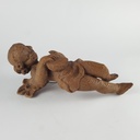 [458140618] Engel 32,5 cm Hans & Adolf Heinzeller Oberammergauer Braun gebraucht - gut Bild 2