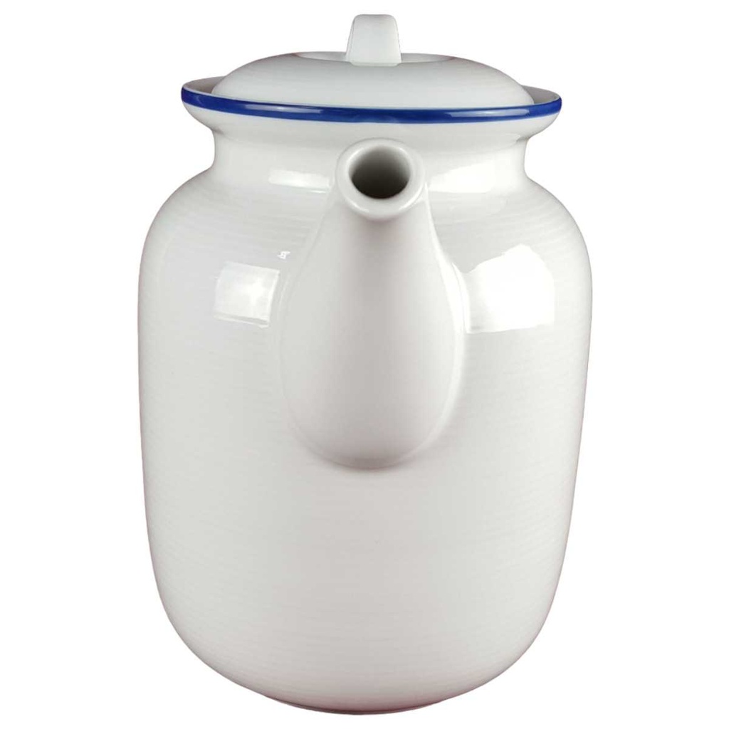 [458140637] Kaffeekanne 1,25 L Thomas Porzellan Trend Circle Line Blauer Rand gebraucht - sehr gut Bild 2