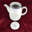 [458140637] Kaffeekanne 1,25 L Thomas Porzellan Trend Circle Line Blauer Rand gebraucht - sehr gut Bild 5