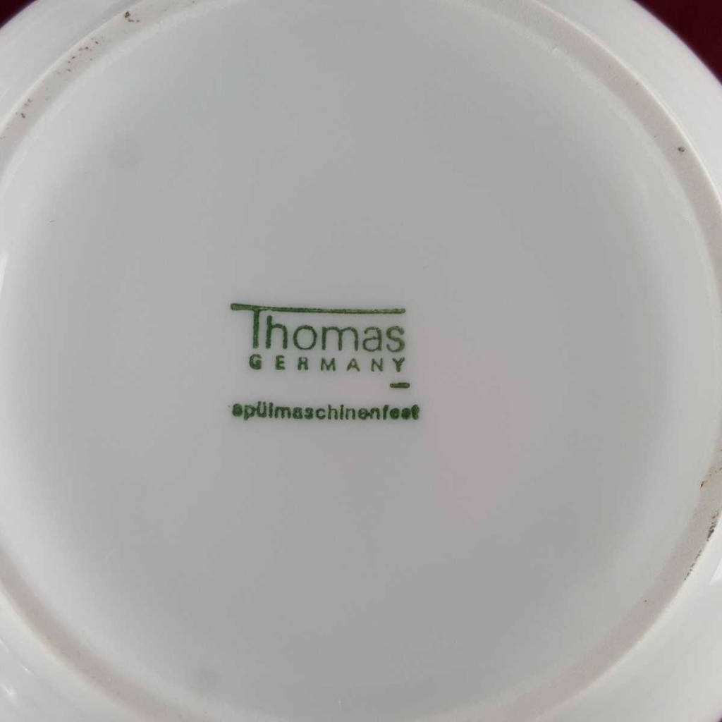 [458140637] Kaffeekanne 1,25 L Thomas Porzellan Trend Circle Line Blauer Rand gebraucht - sehr gut Bild 6