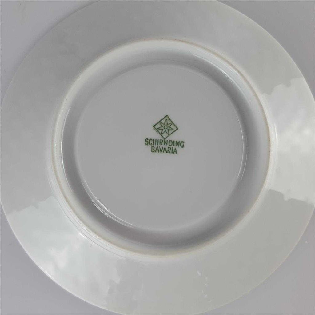 [458140661] Untertasse für Suppe 14,6 cm Schirnding Bavaria Weiß gebraucht - gut Bild 3