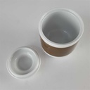 [458140667] Zuckerdose Melitta Hamburg brauner Band gebraucht - neuwertig Bild 3