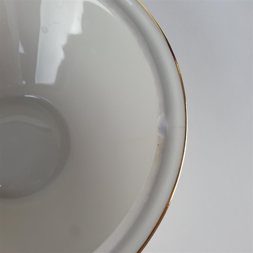 [458140669] Deckeldose Goldrand 9,5 cm gebraucht - gut Bild 5