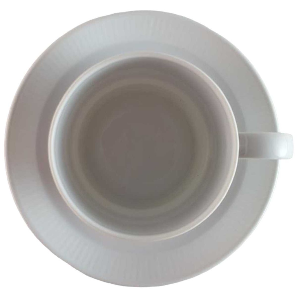 [45814067] Untertasse Kaffeetasse mit Tasse & Melitta Alte Formen weiß braun Vintage gebraucht - sehr gut Bild 2