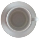 [45814067] Untertasse Kaffeetasse mit Tasse & Melitta Alte Formen weiß braun Vintage gebraucht - sehr gut Bild 2