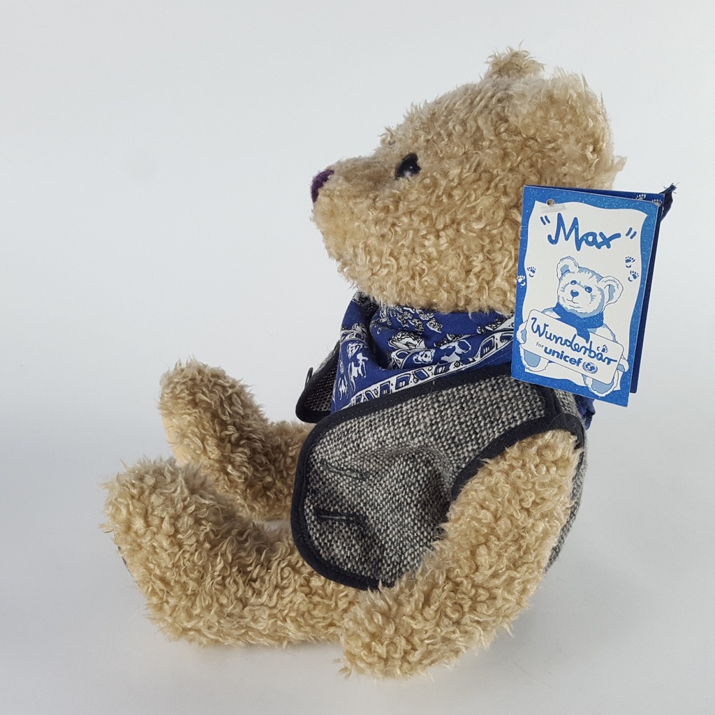 [458140675] Figur Plüschbär 38 cm unicef gebraucht - gut Bild 4