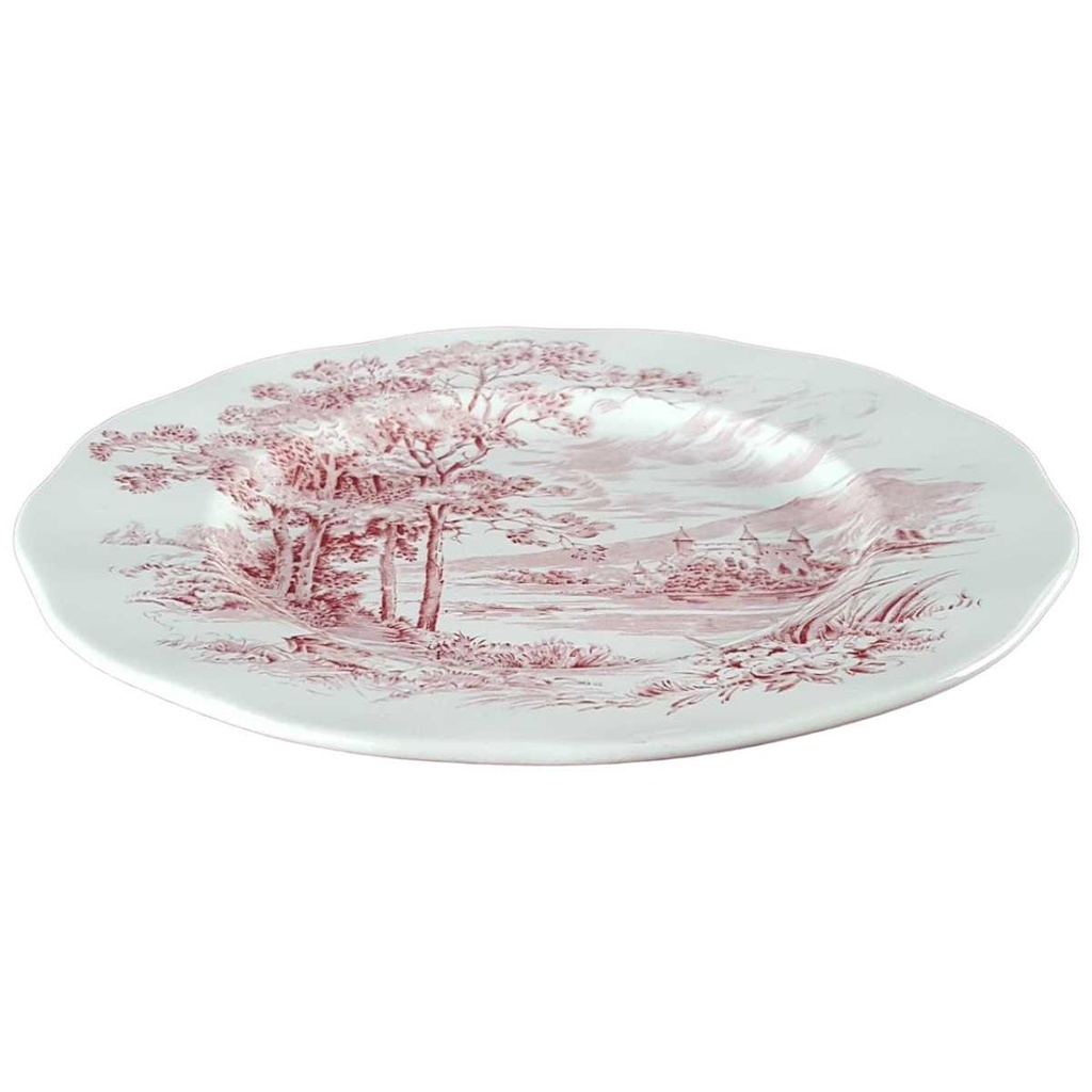 [458140678] Kuchenteller 20 cm Enoch Wedgwood Countryside Rot gebraucht - akzeptabel Bild 2