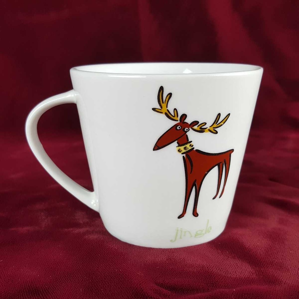 [458140712] Kaffeetasse Werner Voß Jingle stehender Hirsch gebraucht - gut Bild 3