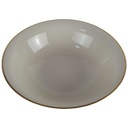 [458140718] Schüssel Goldrand 23 cm Mitterteich Elfenbein mit Beige gebraucht - sehr gut Bild 2